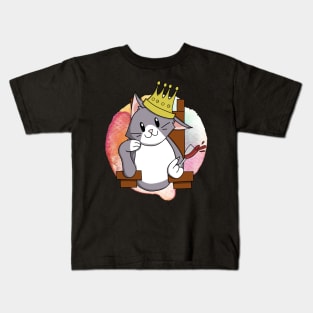 Cat King Kids T-Shirt